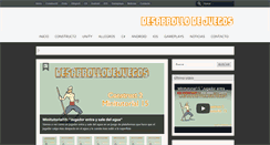 Desktop Screenshot of desarrollodejuegos.com